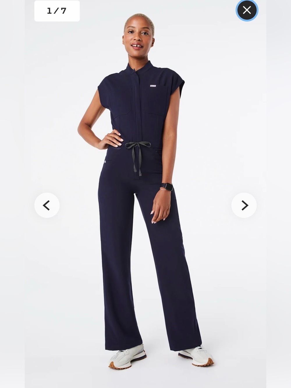 FIGS Scrubs Jumpsuit with Drawstring